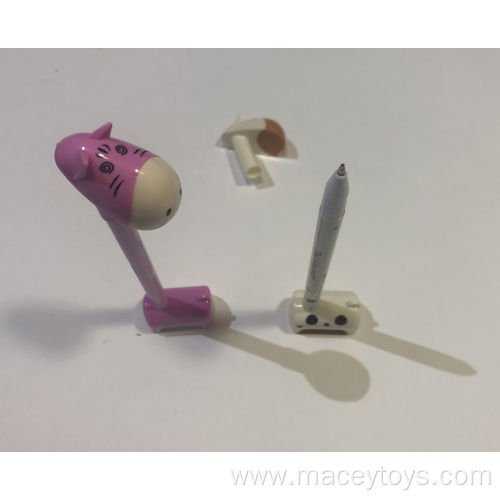 Promotional animal shaped stand ball pen